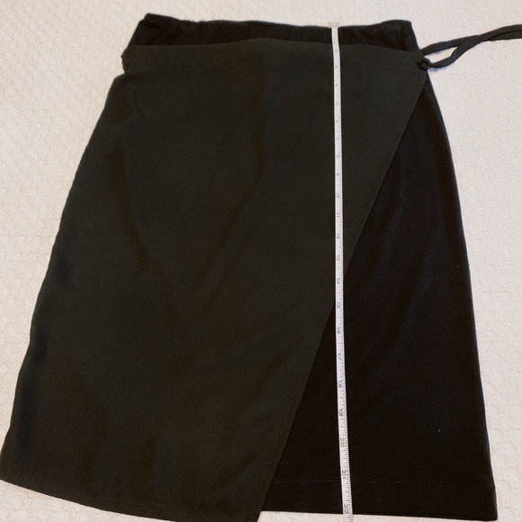 Rudsak Marcelino Black Jersey/Chiffon Skirt Medium - Picture 9 of 11